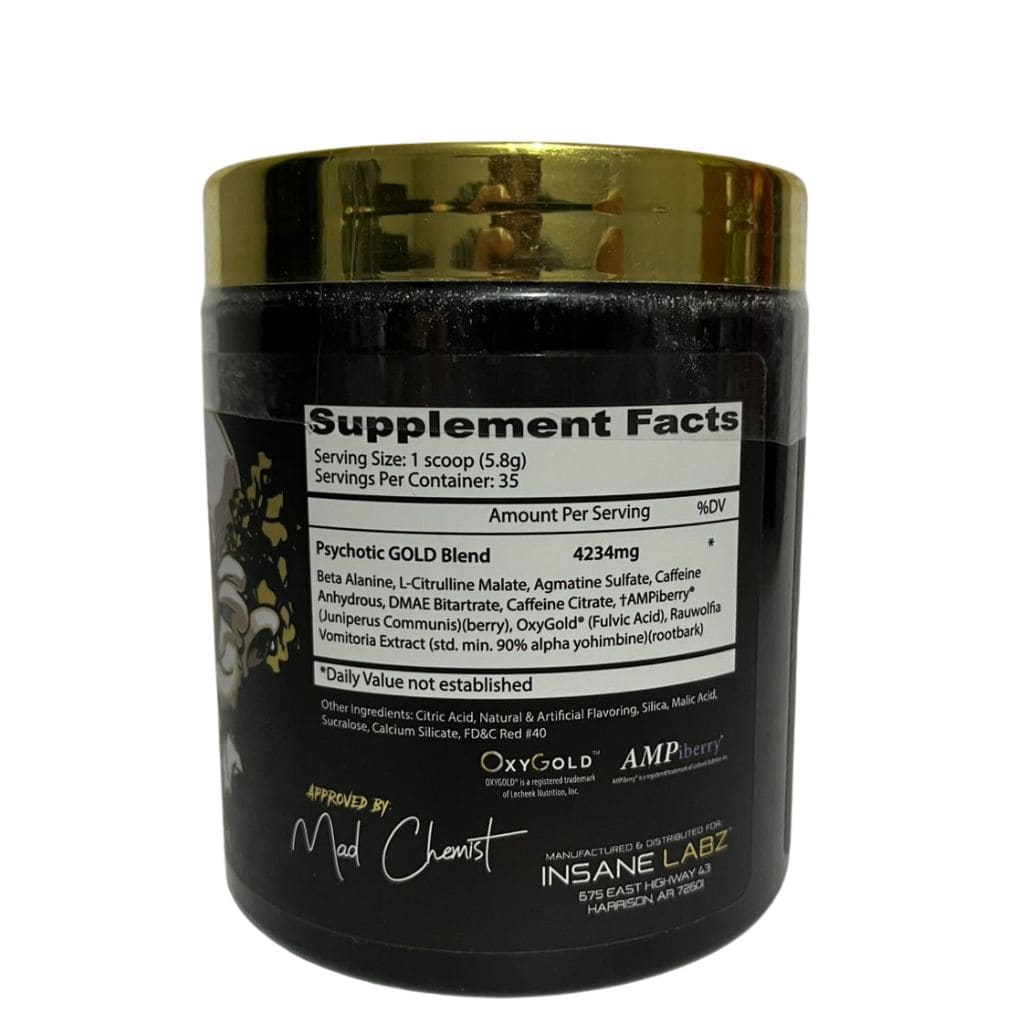 PRE ENTRENO PSYCHOTIC GOLD 35 SERV