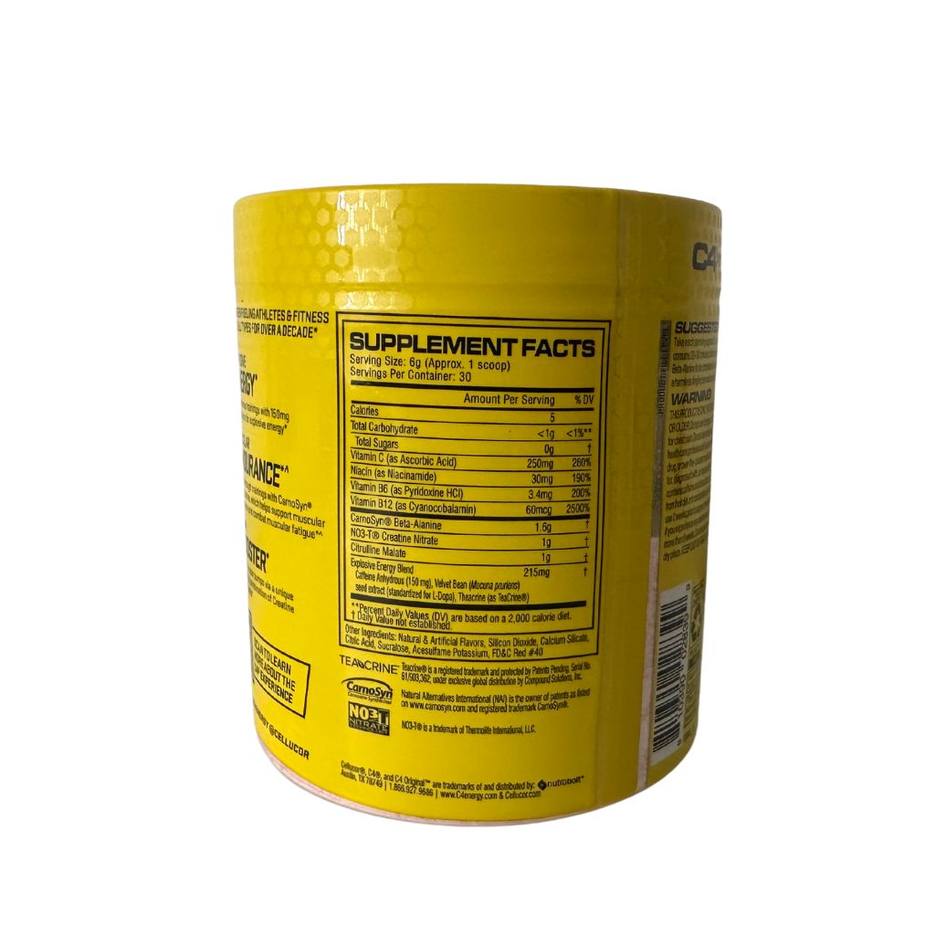 PRE ENTRENO C4 ORIGINAL 30 SERV