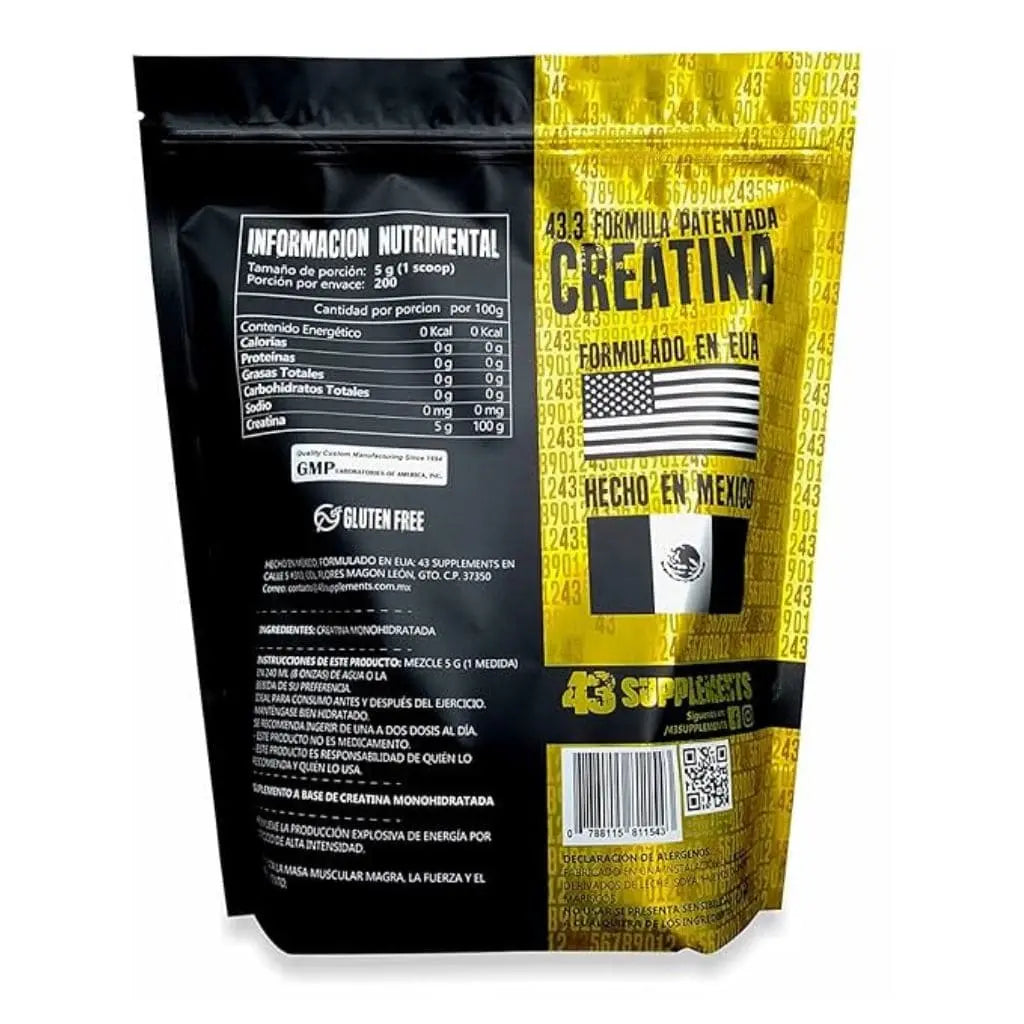 CREATINA MONOHIDRATO 1KG BOLSA
