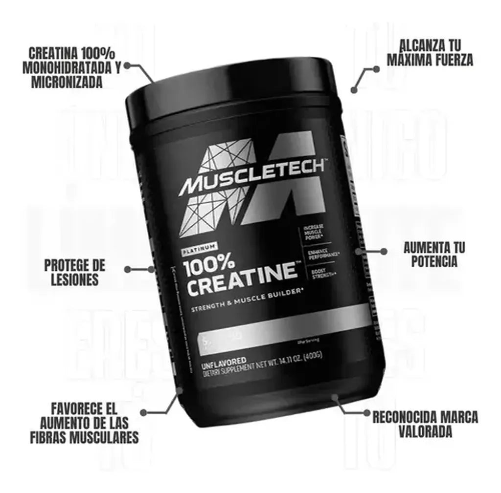 CREATINA MONOHIDRATO PLATINUM 400G