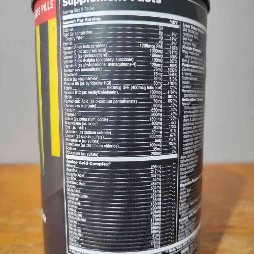 MULTIVITAMINICO ANIMAL PAK 44 PACKS