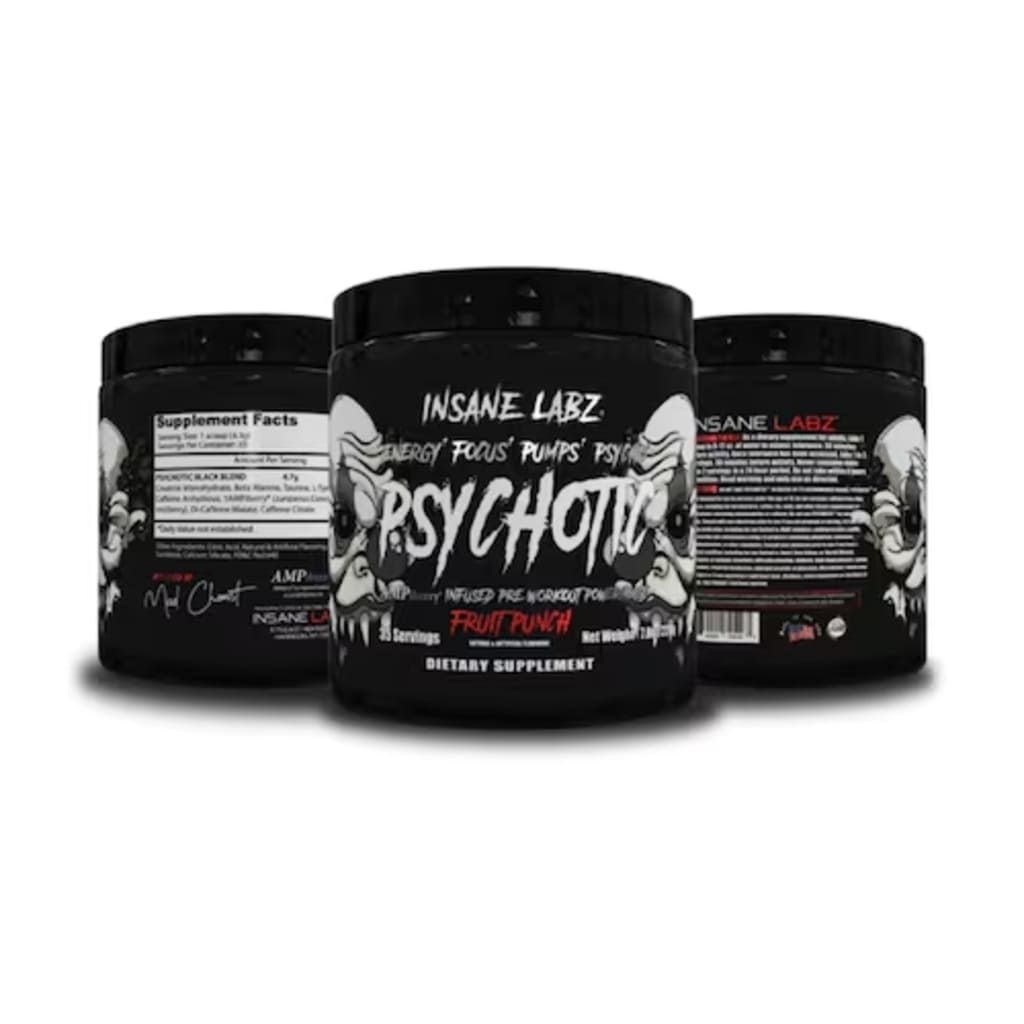PRE ENTRENO PSYCHOTIC BLACK 35 SERV