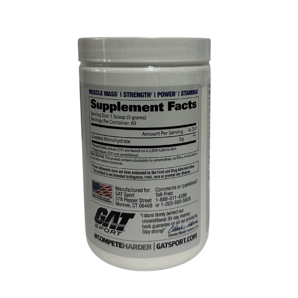 CREATINA MONOHIDRATO 300G GAT SPORT