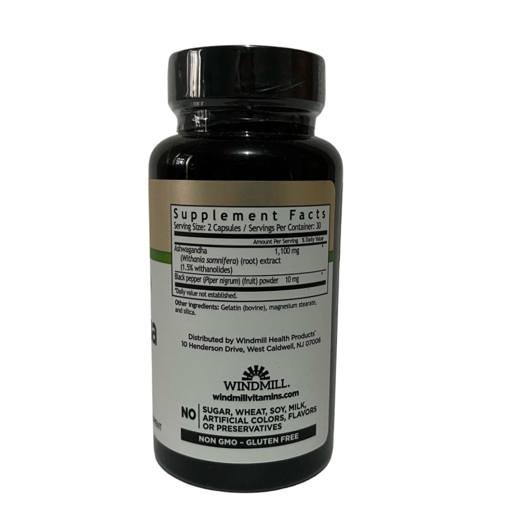 ASHWAGANDHA WINDMILL 60 CAPSULAS