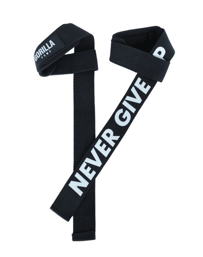 Straps "NEVER GIVE UP" Gorilla Pump
