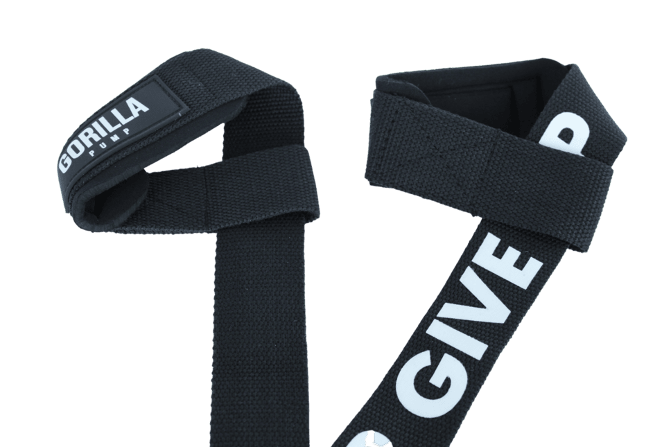 Straps "NEVER GIVE UP" Gorilla Pump