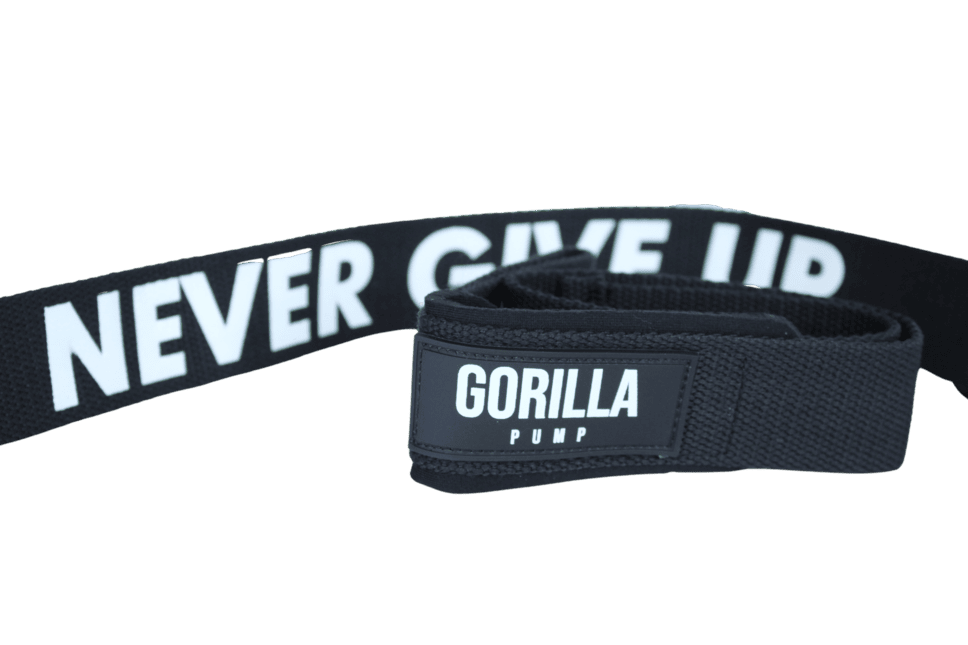 Straps "NEVER GIVE UP" Gorilla Pump