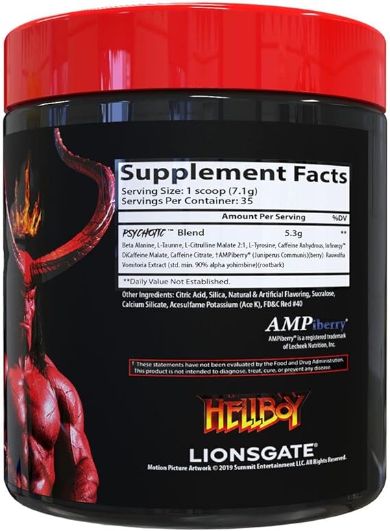 PRE ENTRENO HELLBOY PSYCHOTIC 35SERV
