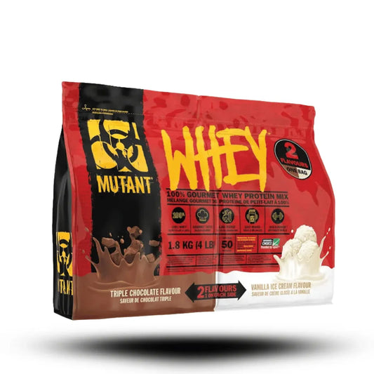 PROTEINA WHEY 4LB MUTANT - DOBLE SABOR