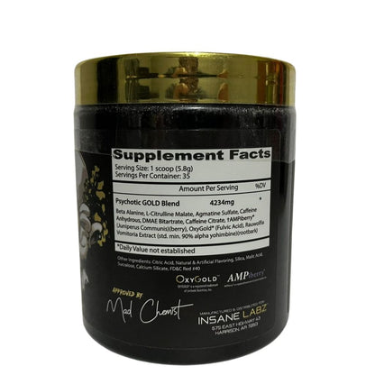 PRE ENTRENO PSYCHOTIC GOLD 35 SERV