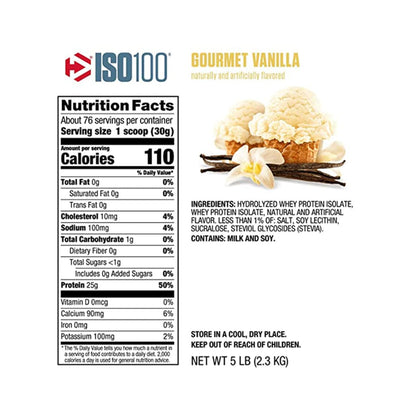 PROTEINA ISO 100 5LB DYMATIZE