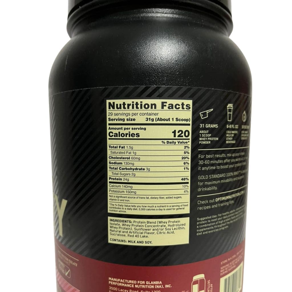 OPTIMUM NUTRITION GOLD STANDARD | Proteína Whey (2LB)