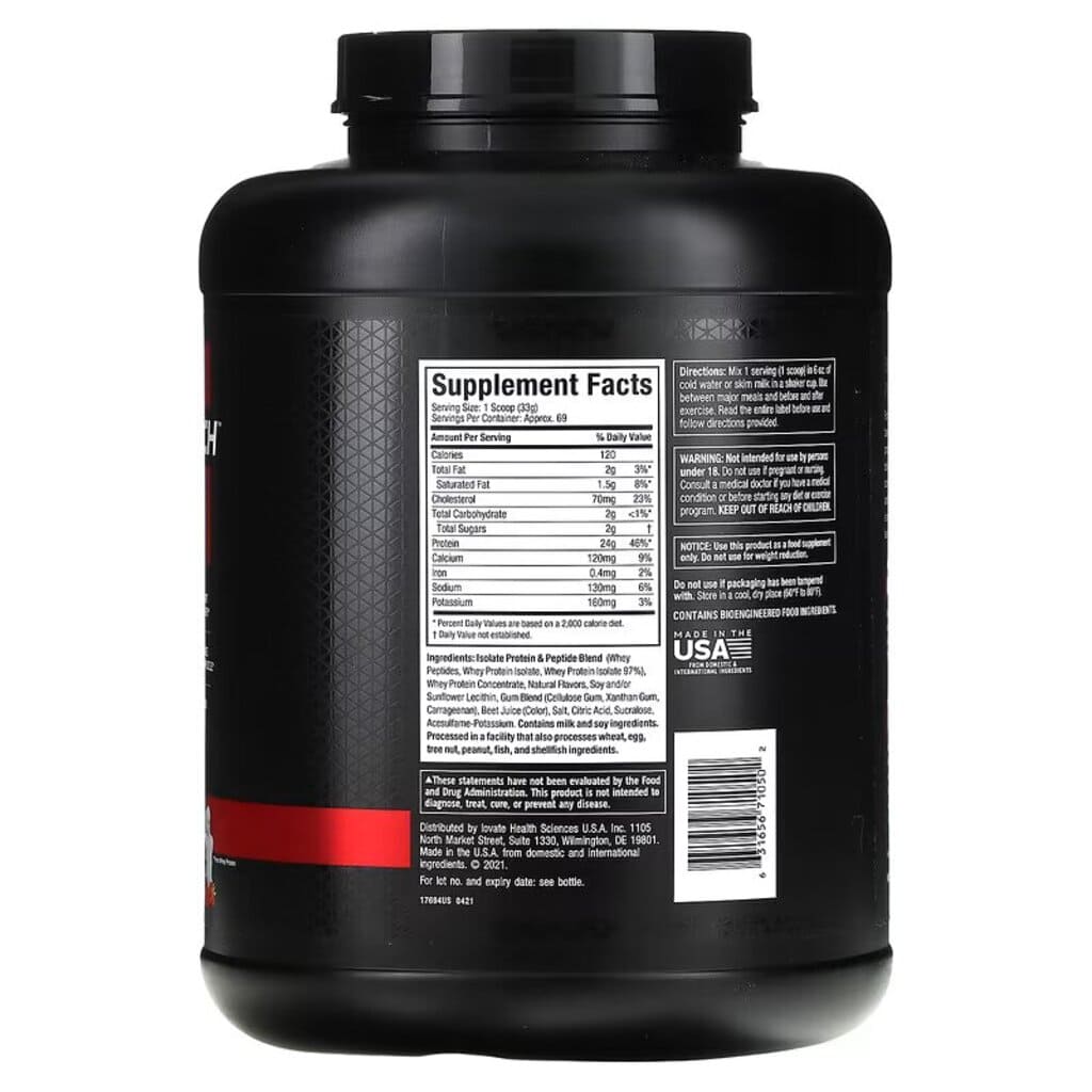 MUSCLETECH NITROTECH | Proteína Whey Enriquecida (5LB)