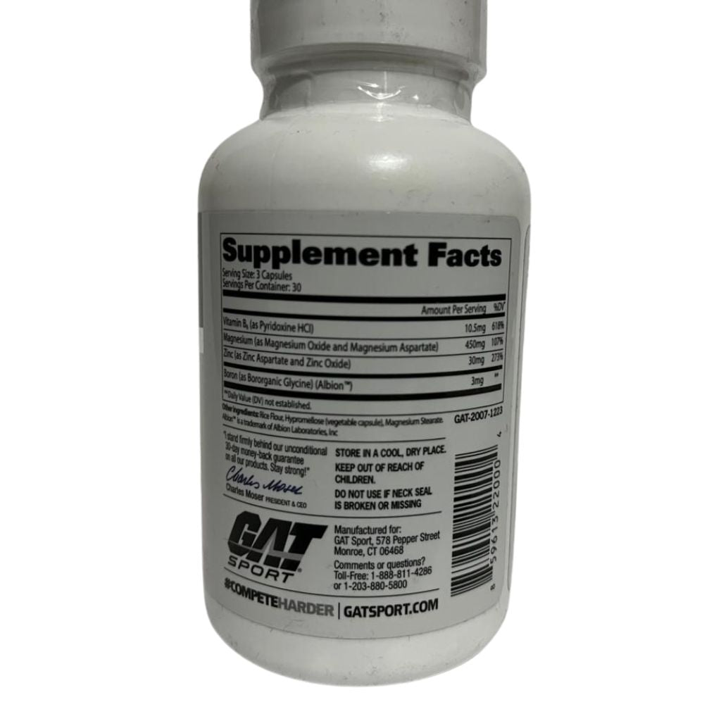 GAT SPORT ZMAG-T | Zinc, Magnesio y Test Support (90 caps)