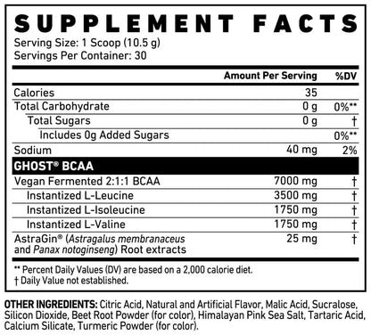 GHOST BCAA 30 SERV