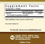 WINDMILL VITAMINA E | Complejo vitaminico 400IU (90caps)