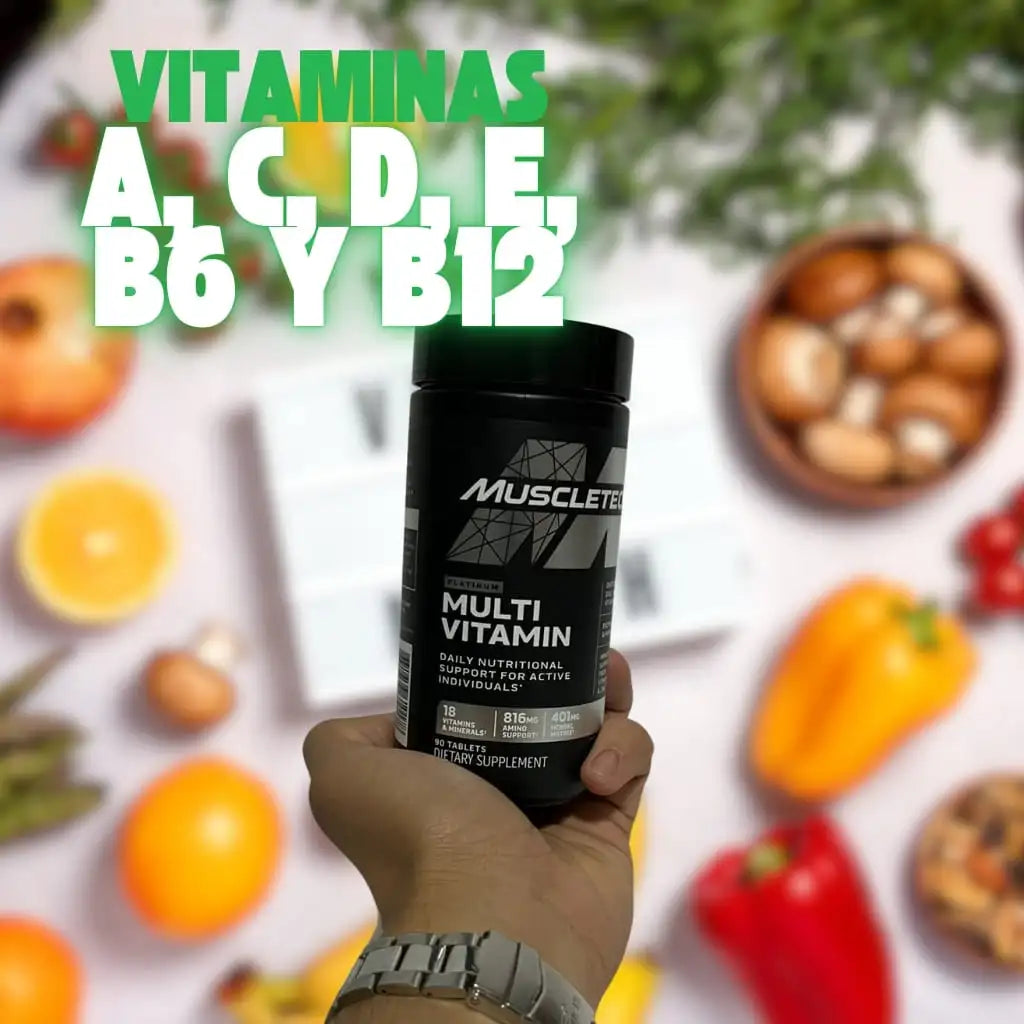 MUSCLETECH MULTIVITAMIN | Multivitamínico Deportivo (90 tabs)