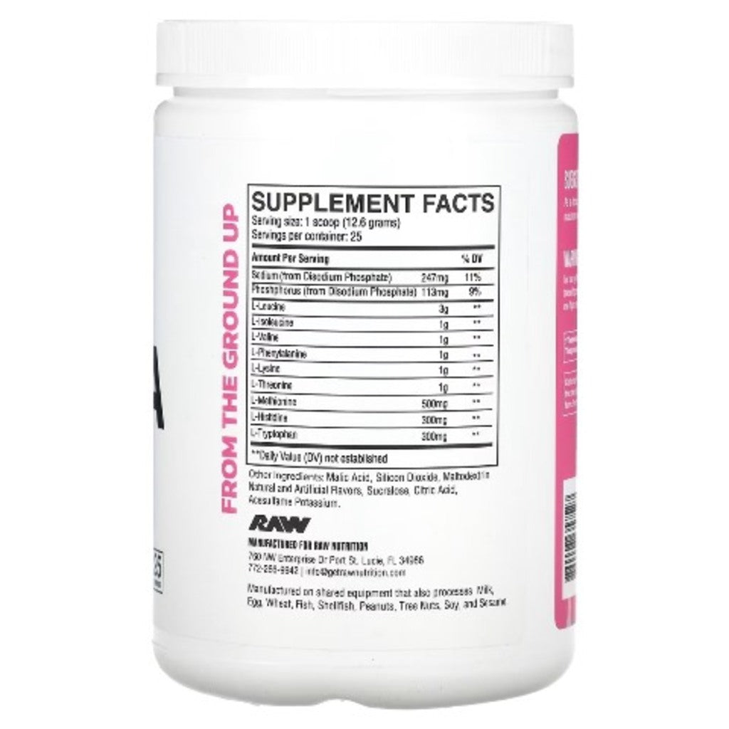 AMINOACIDOS RAW EAA 25 SERV