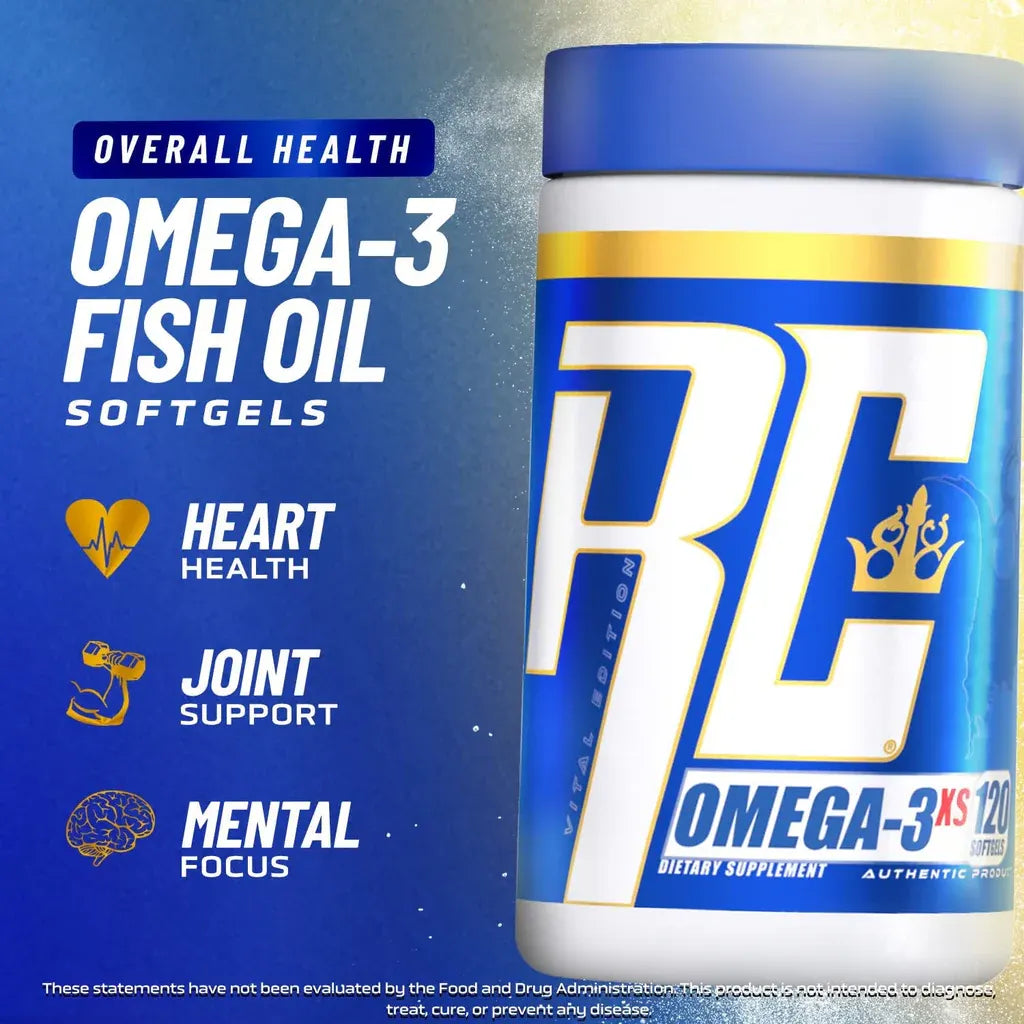 OMEGA-3 XS | Suplemento de Omega-3 Alta Potencia (120 caps)