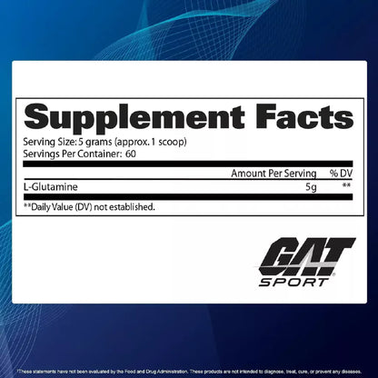 GLUTAMINA 300G GAT SPORT