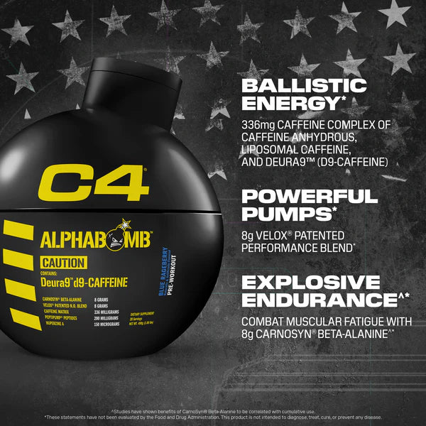 C4 ALPHABOMB | PRE ENTRENO 20 SERV