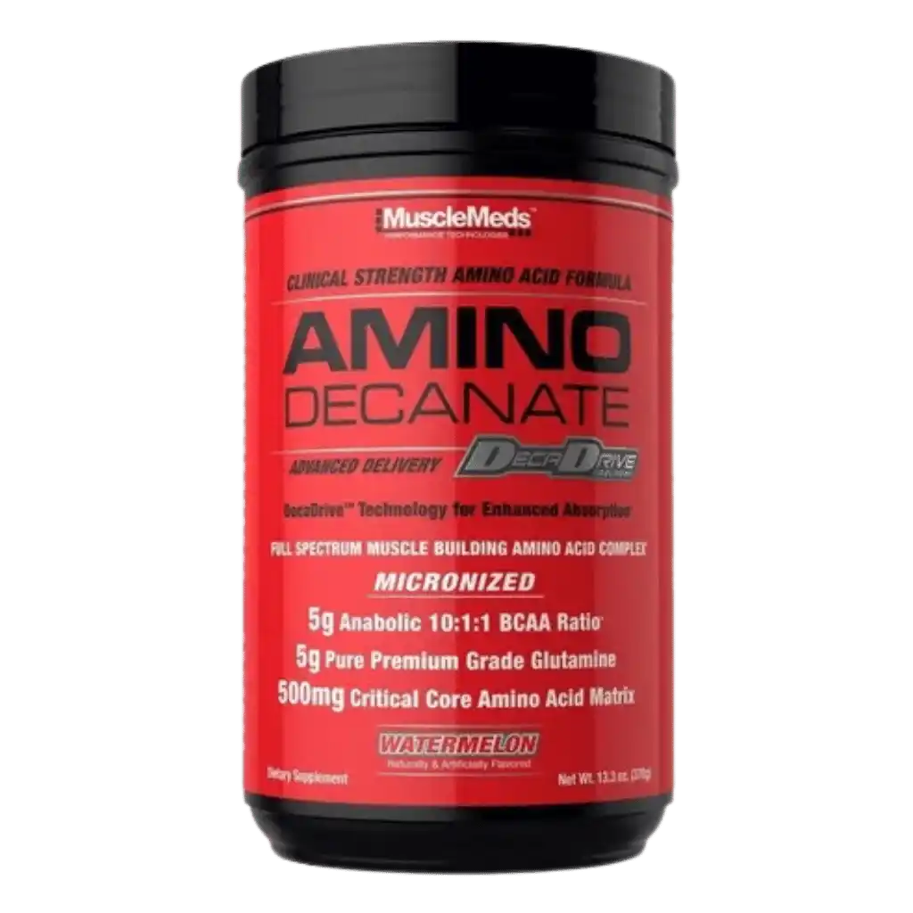 AMINO DECANATE MUSCLEMEDS | Fórmula anabólica de aminoácidos (378 g)