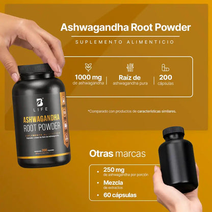 ASHWAGANDHA 200CAPS B LIFE