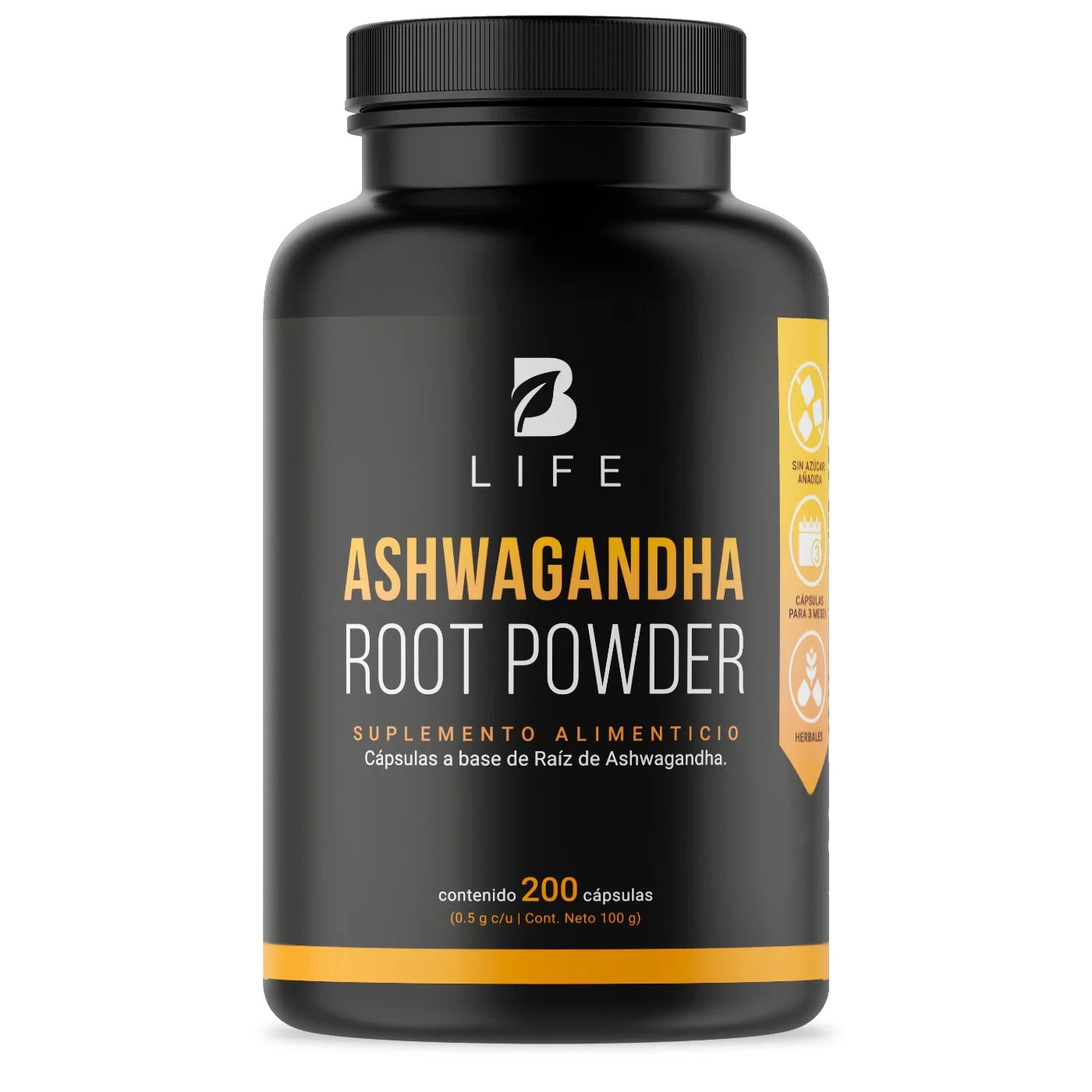 B-LIFE ASHWAGANDHA | Adaptógeno natural (200 caps)