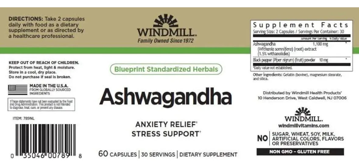 HERBSCIENCE ASHWAGANDHA | Adaptógeno natural (60 caps)