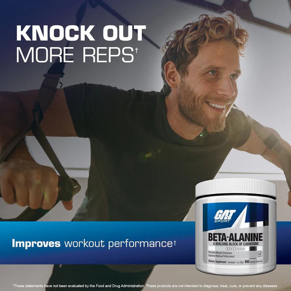 BETA ALANINE GAT SPORT | Aminoácido para Resistencia Muscular y Menor Fatiga