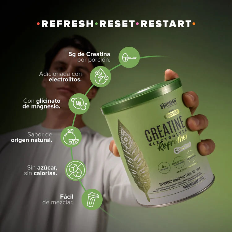 CREATINE ELECTROLYTE REFRESHER | Creatina con Electrolitos (300G)