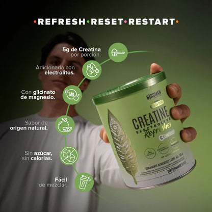 CREATINE ELECTROLYTE REFRESHER | Creatina con Electrolitos (300G)
