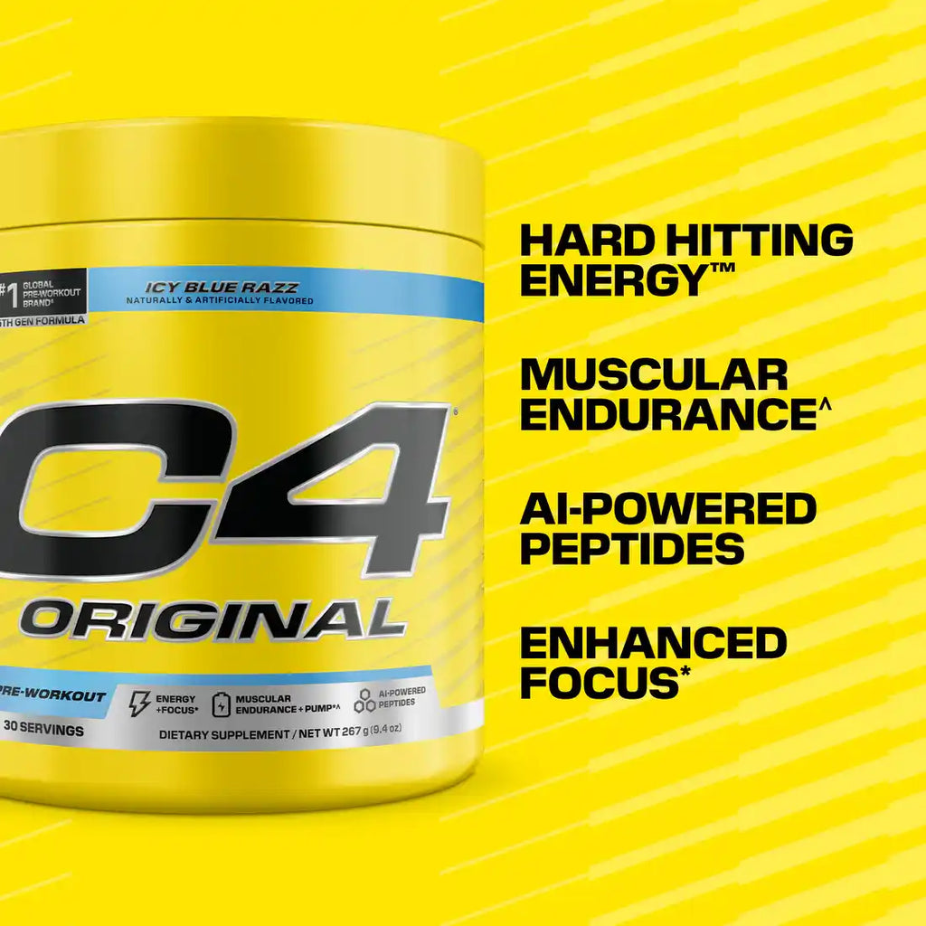 C4 ORIGINAL | Pre Entreno Energético (30 serv)