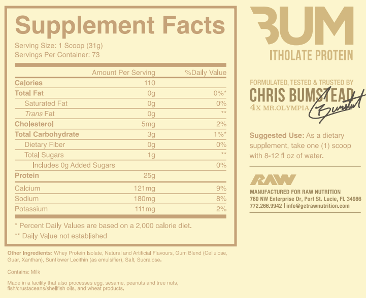 Proteína CBUM Itholate 5lb