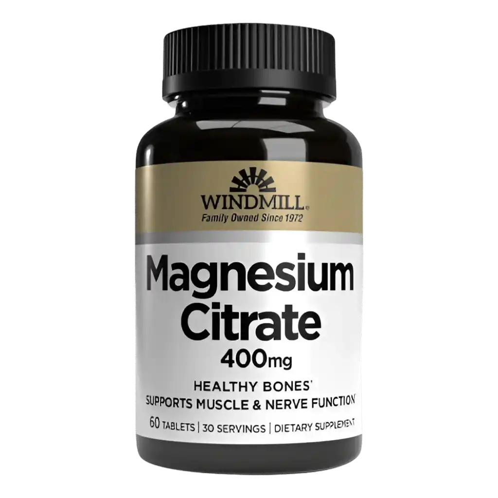 WINDMILL MAGNESIO CITRATO | Citrato de Magnesio 400mg (60caps)