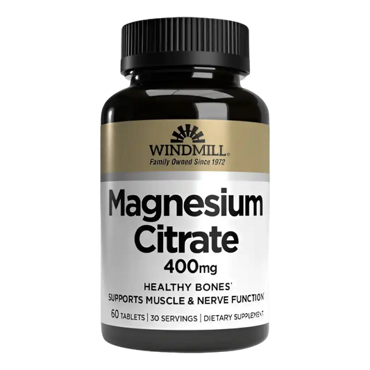 WINDMILL MAGNESIO CITRATO | Citrato de Magnesio 400mg (60caps)