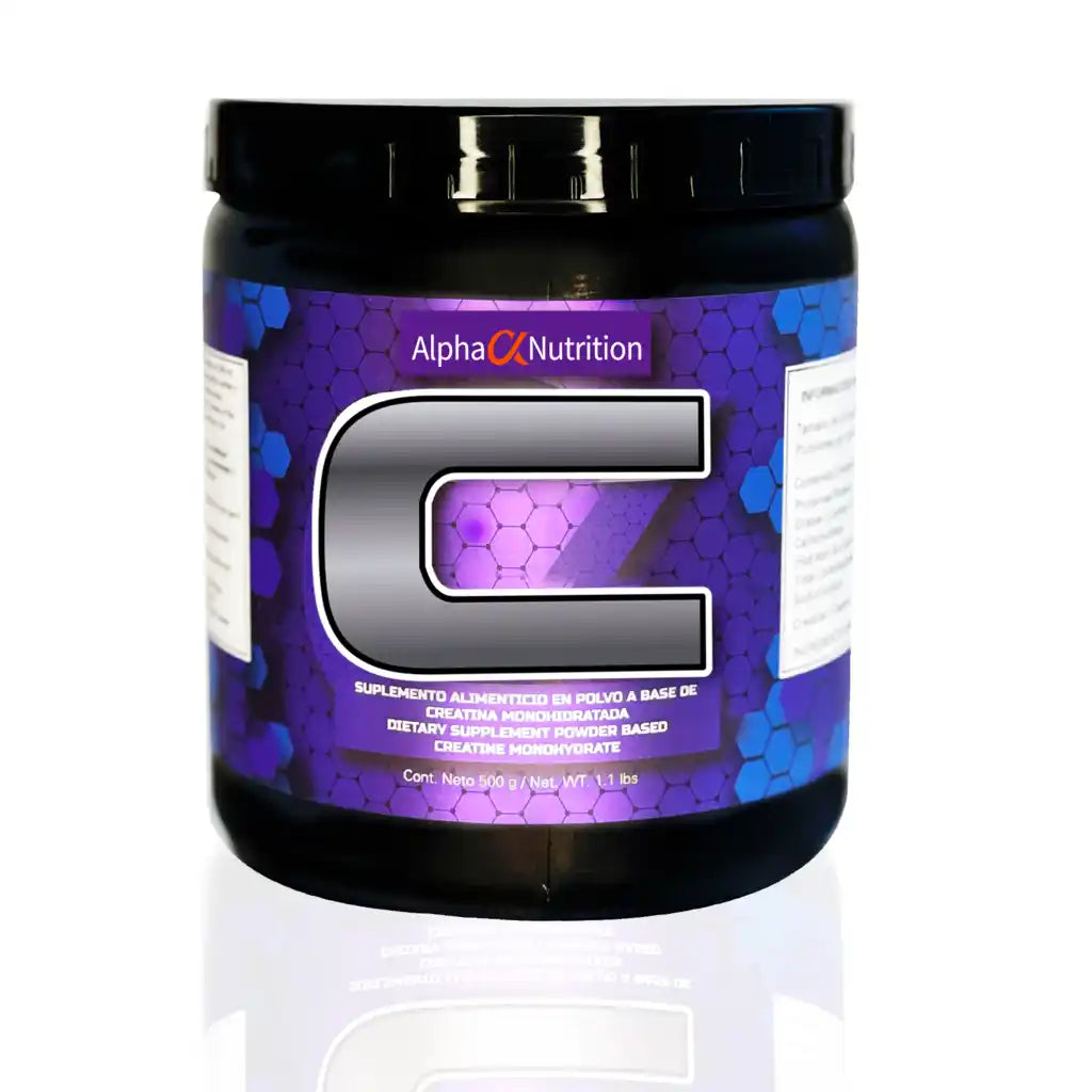 ALPHA NUTRITION CREATINE | Creatina Monohidratada (500G)