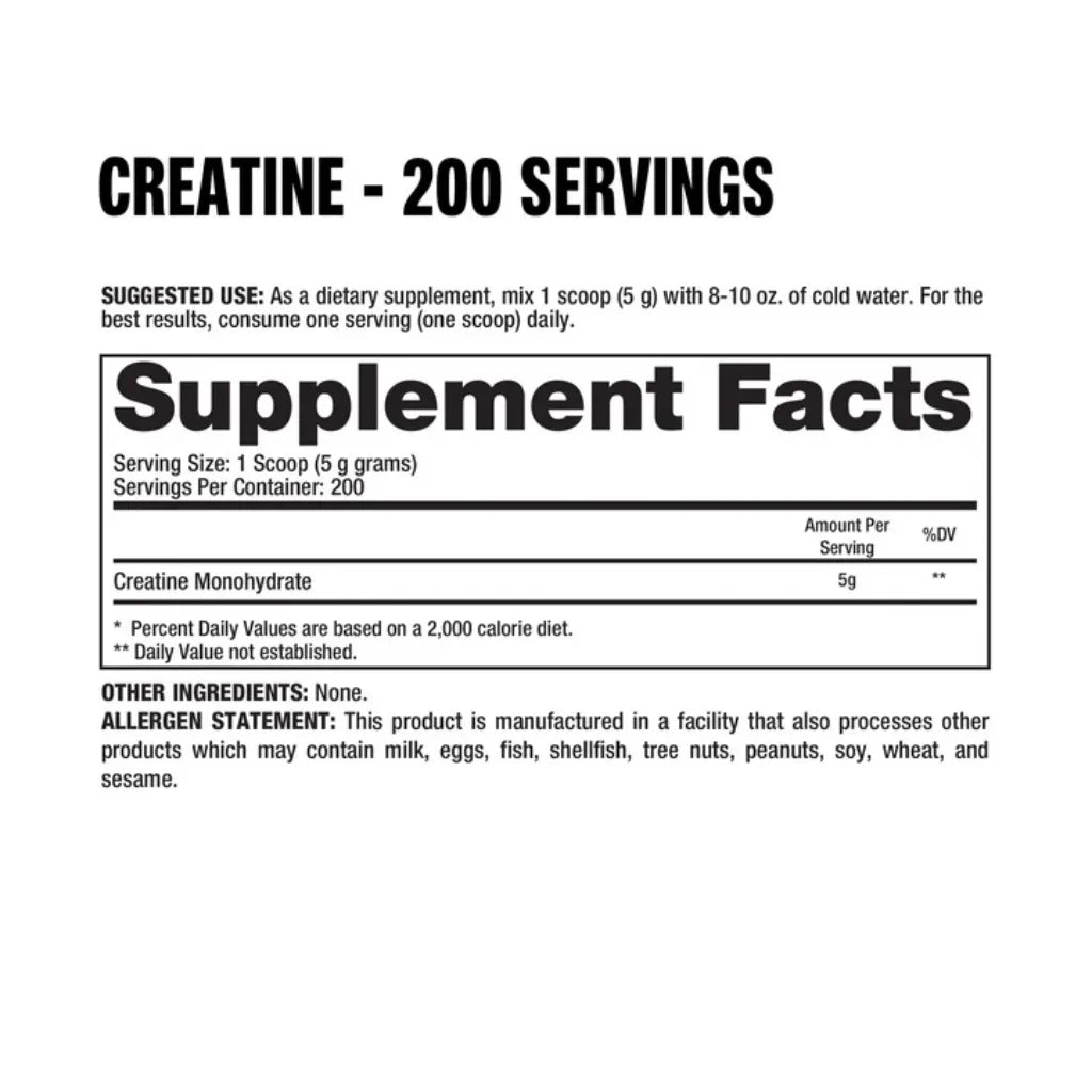 DRAGON PHARMA CREATINE 1KG | Creatina Monohidratada