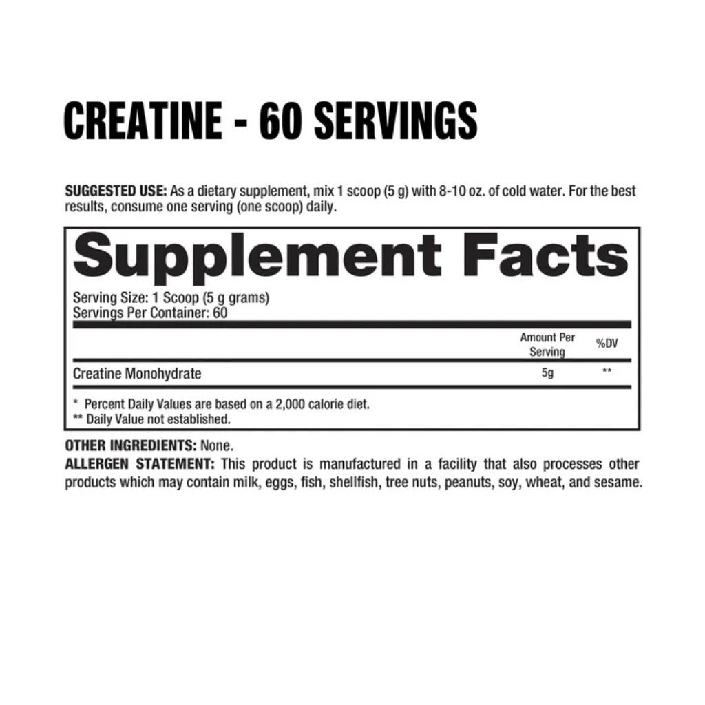 DRAGON PHARMA CREATINE | Creatina Monohidratada (300G)