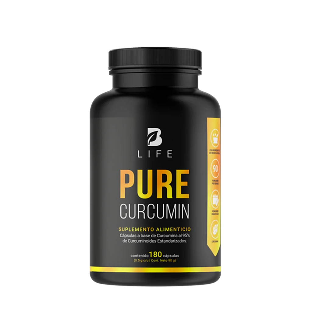 B-LIFE PURE CURCUMA | Suplemento natural antioxidante (180 caps)