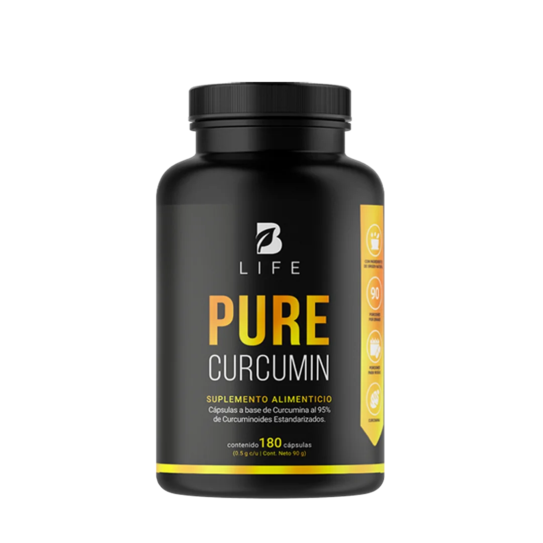 B-LIFE PURE CURCUMA | Suplemento natural antioxidante (180 caps)