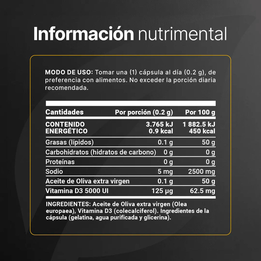B-LIFE VITAMINA D3 | Vitamina D3 5000 UI (300 caps)