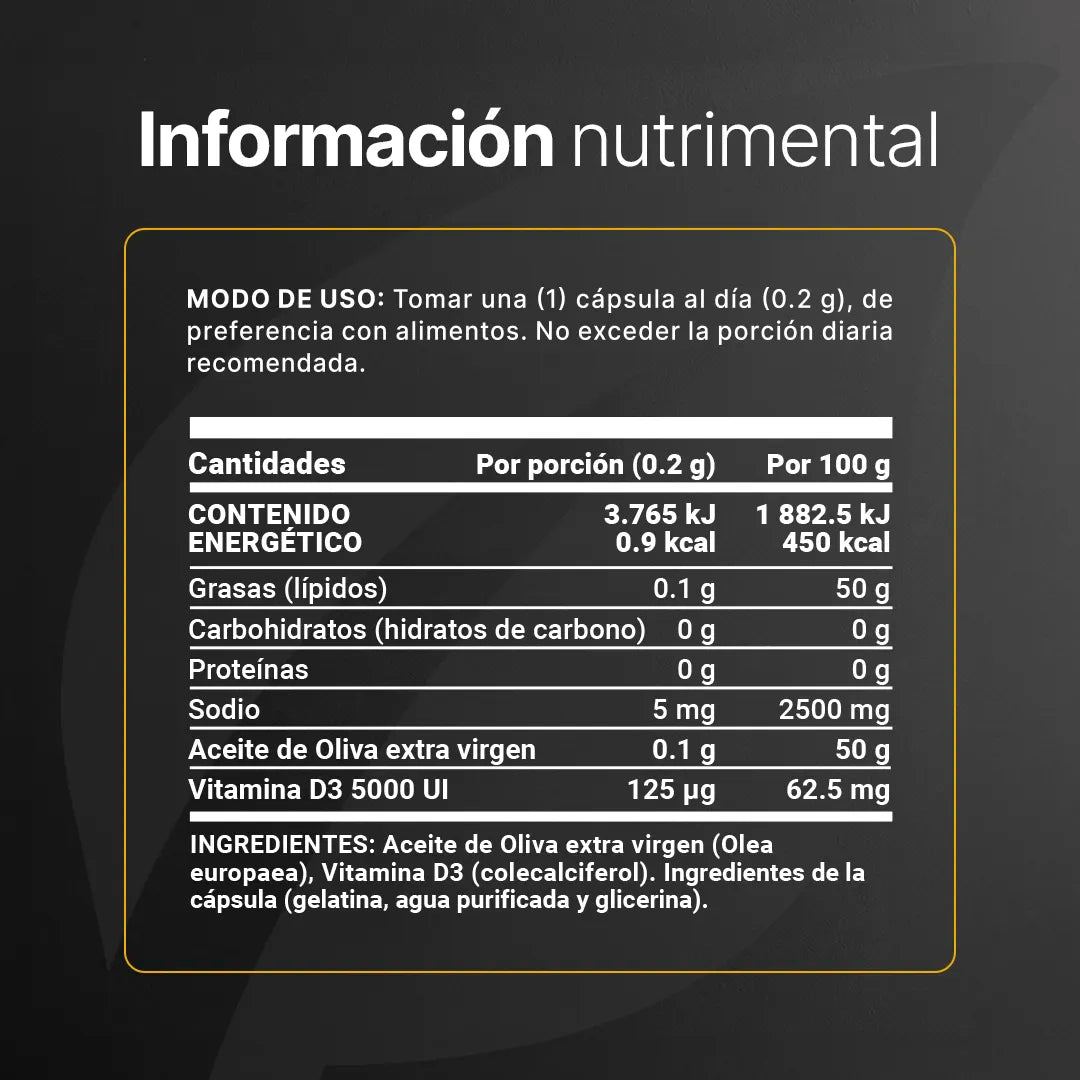 B-LIFE VITAMINA D3 | Vitamina D3 5000 UI (300 caps)