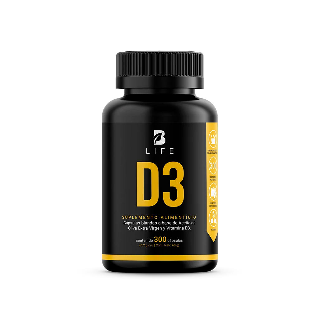 B-LIFE VITAMINA D3 | Vitamina D3 5000 UI (300 caps)