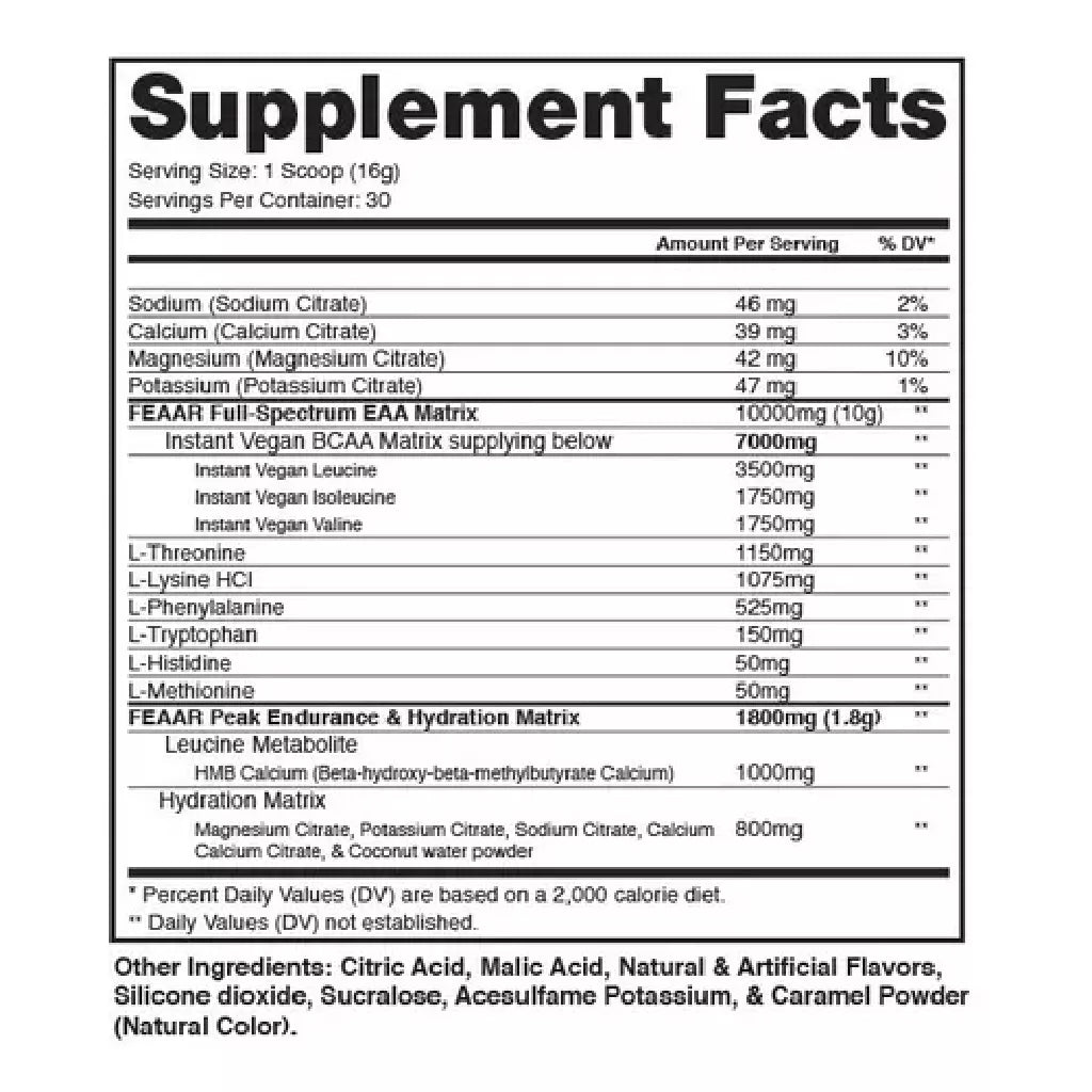 DRAGON PHARMA DR FEAR | Aminoácidos esenciales y BCAA (30 serv)
