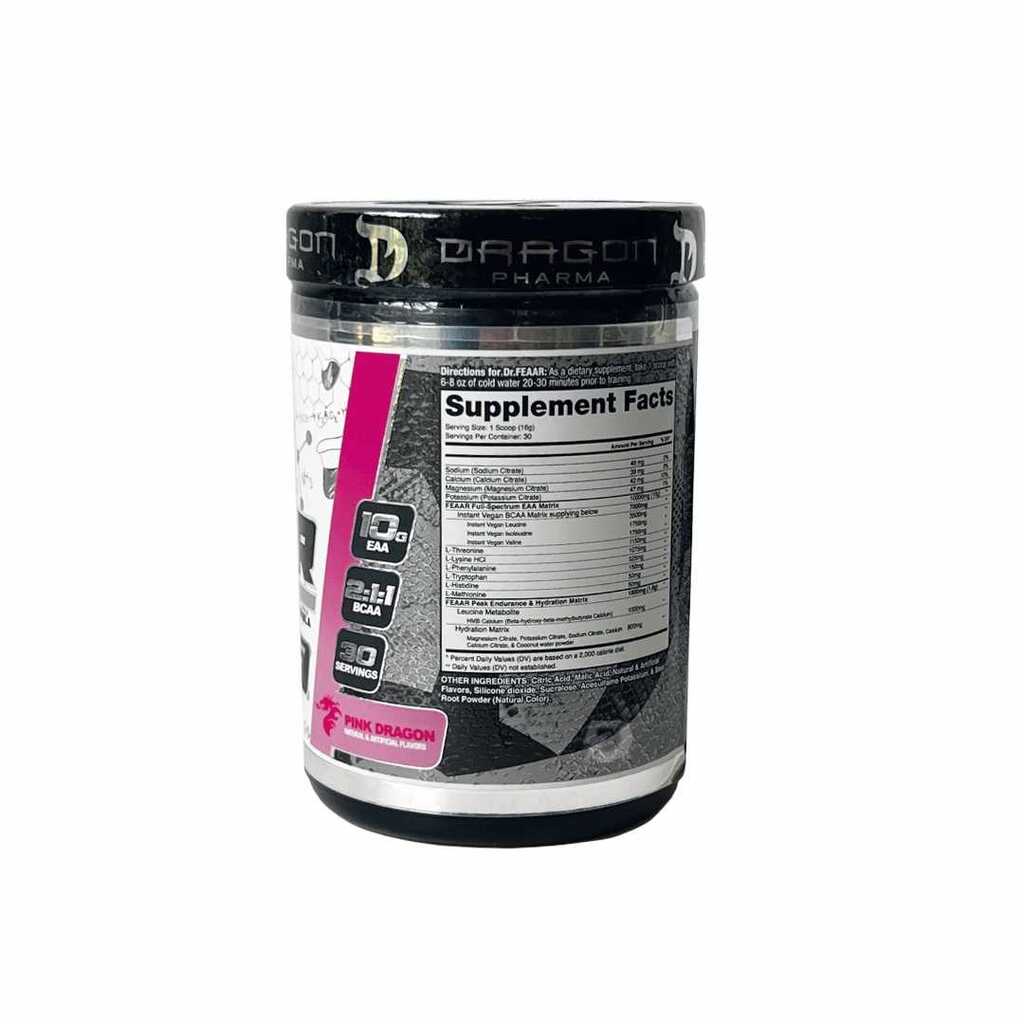 DRAGON PHARMA DR FEAR | Aminoácidos esenciales y BCAA (30 serv)