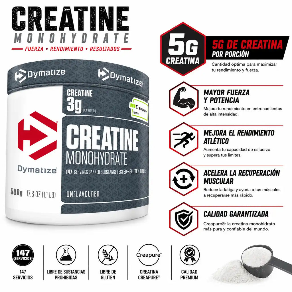 DYMATIZE CREATINE | Creatina Monohidratada (300G)