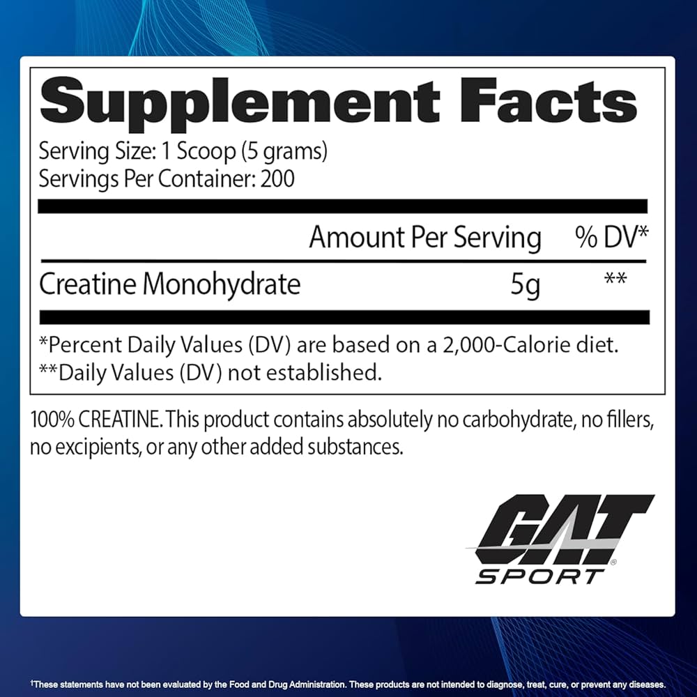 GAT SPORT CREATINE | Creatina Monohidratada (1KG)