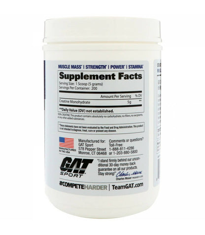 GAT SPORT CREATINE | Creatina Monohidratada (1KG)