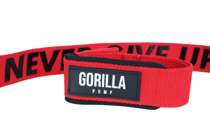 Straps "NEVER GIVE UP" Gorilla Pump